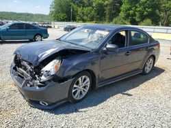 Salvage cars for sale at Concord, NC auction: 2013 Subaru Legacy 3.6R Limited