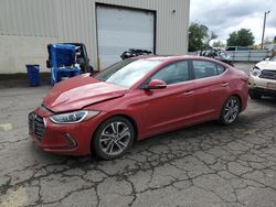 Carros salvage a la venta en subasta: 2017 Hyundai Elantra SE