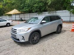 Salvage cars for sale from Copart Knightdale, NC: 2017 Toyota Highlander SE