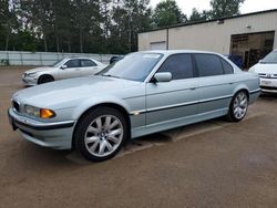 Carros salvage sin ofertas aún a la venta en subasta: 2001 BMW 740 IL