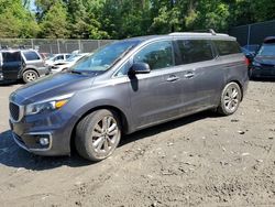 Salvage cars for sale from Copart Waldorf, MD: 2015 KIA Sedona SXL