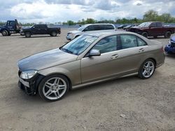 Mercedes-Benz salvage cars for sale: 2009 Mercedes-Benz C 350 4matic