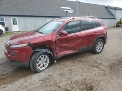 Vehiculos salvage en venta de Copart Davison, MI: 2017 Jeep Cherokee Latitude