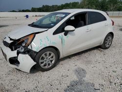 Salvage cars for sale from Copart New Braunfels, TX: 2013 KIA Rio LX