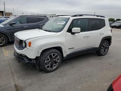 Salvage cars for sale at Grand Prairie, TX auction: 2018 Jeep Renegade Latitude