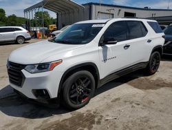 Chevrolet Traverse Premier salvage cars for sale: 2021 Chevrolet Traverse Premier