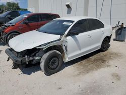 Salvage cars for sale at Apopka, FL auction: 2016 Volkswagen Jetta S