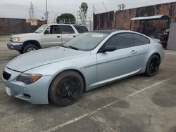 Salvage cars for sale at Wilmington, CA auction: 2007 BMW M6