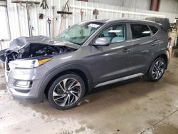 Salvage cars for sale from Copart Elgin, IL: 2020 Hyundai Tucson Limited