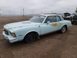 Chevrolet salvage cars for sale: 1978 Chevrolet Montecarlo