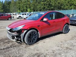 Salvage cars for sale from Copart Graham, WA: 2020 Tesla Model Y