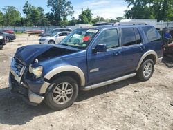 Salvage cars for sale from Copart Hampton, VA: 2008 Ford Explorer Eddie Bauer