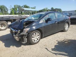 Honda Civic salvage cars for sale: 2012 Honda Civic LX