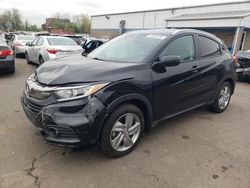 Salvage cars for sale at New Britain, CT auction: 2019 Honda HR-V EXL