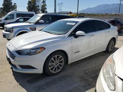 Salvage cars for sale at Rancho Cucamonga, CA auction: 2017 Ford Fusion SE Hybrid