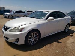 Salvage cars for sale at Amarillo, TX auction: 2012 Lexus IS 250