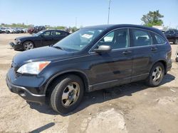 Salvage cars for sale at Woodhaven, MI auction: 2007 Honda CR-V LX