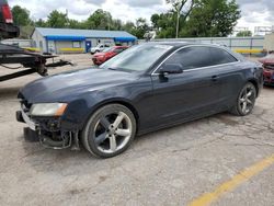 Salvage cars for sale at Wichita, KS auction: 2012 Audi A5 Premium