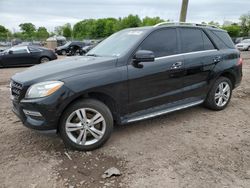 Salvage cars for sale at Chalfont, PA auction: 2013 Mercedes-Benz ML 350 4matic
