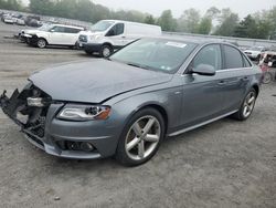 Salvage cars for sale from Copart Grantville, PA: 2012 Audi A4 Premium Plus