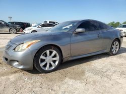 Salvage cars for sale at Houston, TX auction: 2012 Infiniti G37 Base