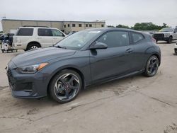 Salvage cars for sale at Wilmer, TX auction: 2020 Hyundai Veloster Turbo