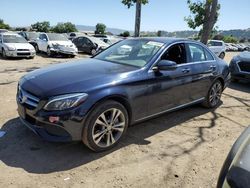 Salvage cars for sale from Copart San Martin, CA: 2016 Mercedes-Benz C 350E