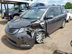 Salvage cars for sale from Copart Hillsborough, NJ: 2017 Toyota Sienna LE