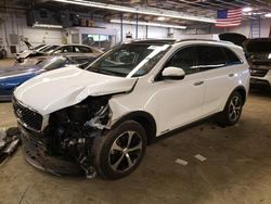 Salvage cars for sale at Wheeling, IL auction: 2018 KIA Sorento EX