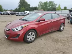 Salvage cars for sale at Finksburg, MD auction: 2016 Hyundai Elantra SE