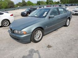Salvage cars for sale from Copart Madisonville, TN: 2002 BMW 530 I Automatic