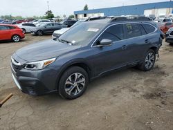 Salvage cars for sale at Woodhaven, MI auction: 2020 Subaru Outback Limited