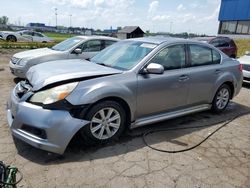 2010 Subaru Legacy 2.5I Premium en venta en Woodhaven, MI