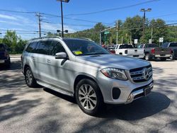 Salvage cars for sale at North Billerica, MA auction: 2017 Mercedes-Benz GLS 450 4matic