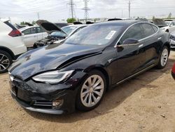 Salvage cars for sale at Elgin, IL auction: 2017 Tesla Model S
