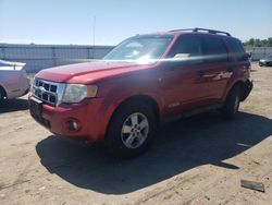 Salvage cars for sale at Fredericksburg, VA auction: 2008 Ford Escape XLT
