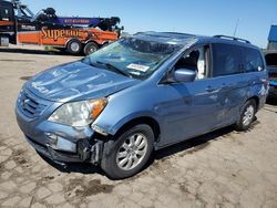 Salvage cars for sale at Woodhaven, MI auction: 2008 Honda Odyssey EXL