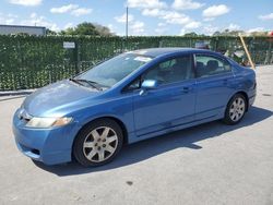Salvage cars for sale from Copart Orlando, FL: 2010 Honda Civic LX