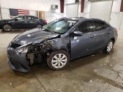 Salvage cars for sale from Copart Avon, MN: 2014 Toyota Corolla L