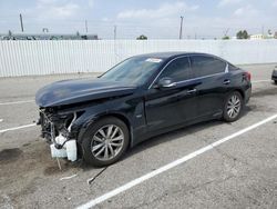 Salvage cars for sale at Van Nuys, CA auction: 2017 Infiniti Q50 Premium