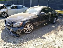 Salvage cars for sale from Copart Waldorf, MD: 2017 Mercedes-Benz C 300 4matic