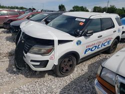 Ford Explorer Police Interceptor Vehiculos salvage en venta: 2017 Ford Explorer Police Interceptor