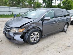 Salvage cars for sale from Copart Hampton, VA: 2017 Honda Odyssey EXL