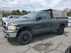 Salvage cars for sale from Copart Exeter, RI: 2003 Dodge RAM 2500 ST