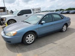 Salvage cars for sale at Grand Prairie, TX auction: 2005 Ford Taurus SEL