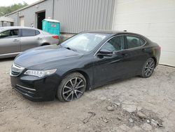 Salvage cars for sale at West Mifflin, PA auction: 2016 Acura TLX Tech