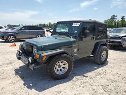 Salvage cars for sale at Houston, TX auction: 2004 Jeep Wrangler / TJ Sport