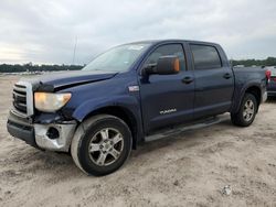 Salvage cars for sale from Copart Houston, TX: 2012 Toyota Tundra Crewmax SR5