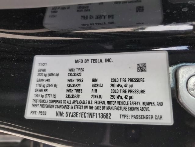 2022 Tesla Model 3