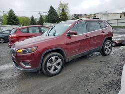Salvage cars for sale at Albany, NY auction: 2020 Jeep Cherokee Limited